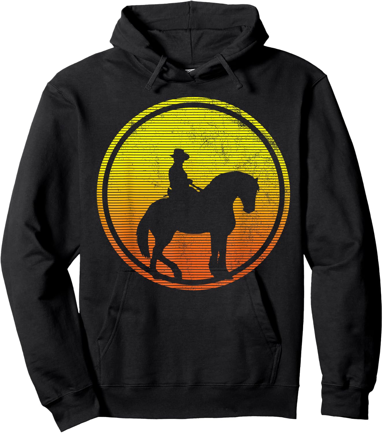 Cowboy Wild West Western Gift Hoodie - Hoodie | Black