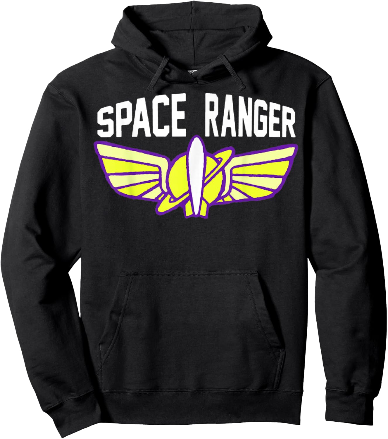 Disney Pixar Toy Story Space Ranger Neon Logo Hoodie - Hoodie | Black