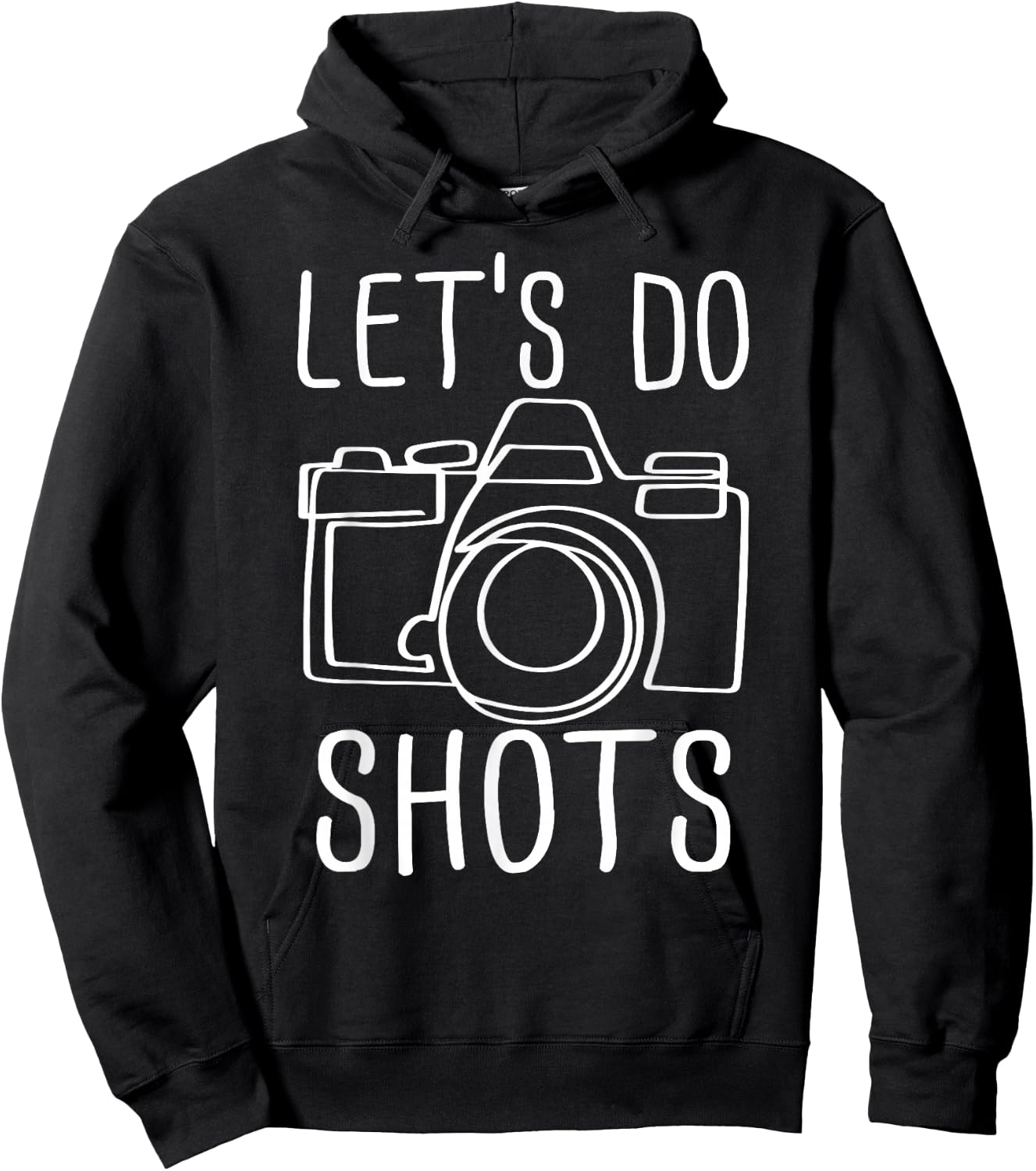 Let's Do Shots Funny Camera Photographer Hoodie - Hoodie | Black