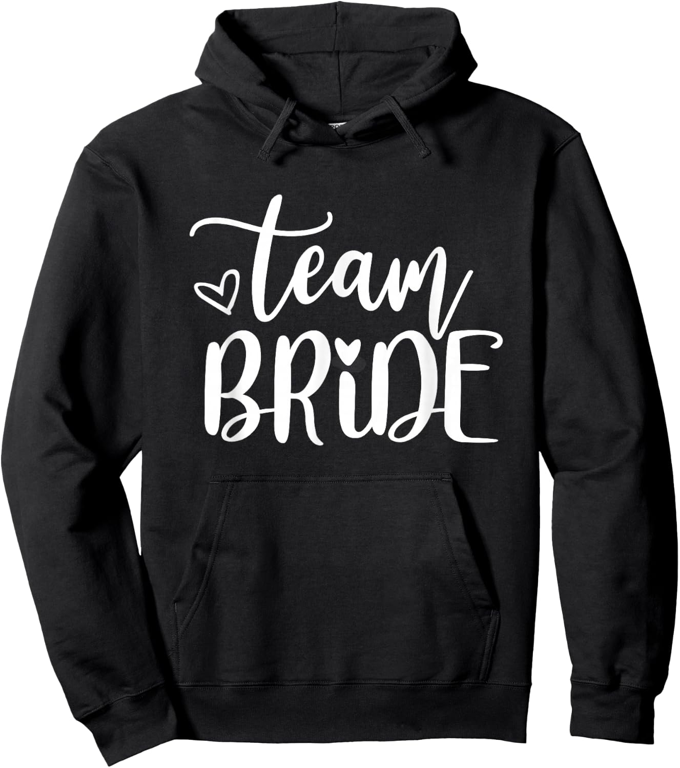 Bride & Team Bride Bride & Bridesmaid Bachelorette Outfits Hoodie - Hoodie | Black