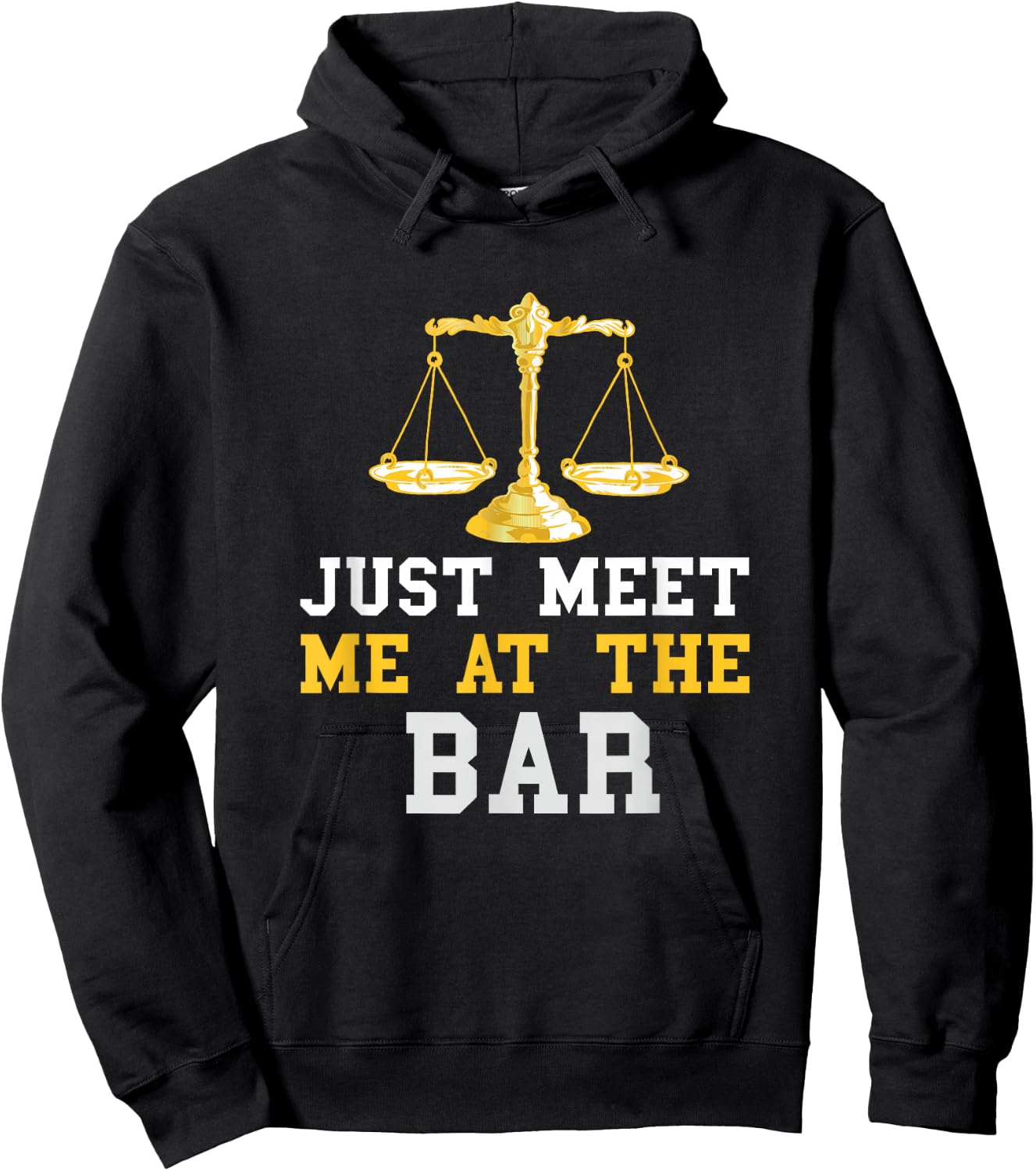 Lawyer Student Meet Me At The Bar Law Student Attorney Hoodie - Hoodie | Black