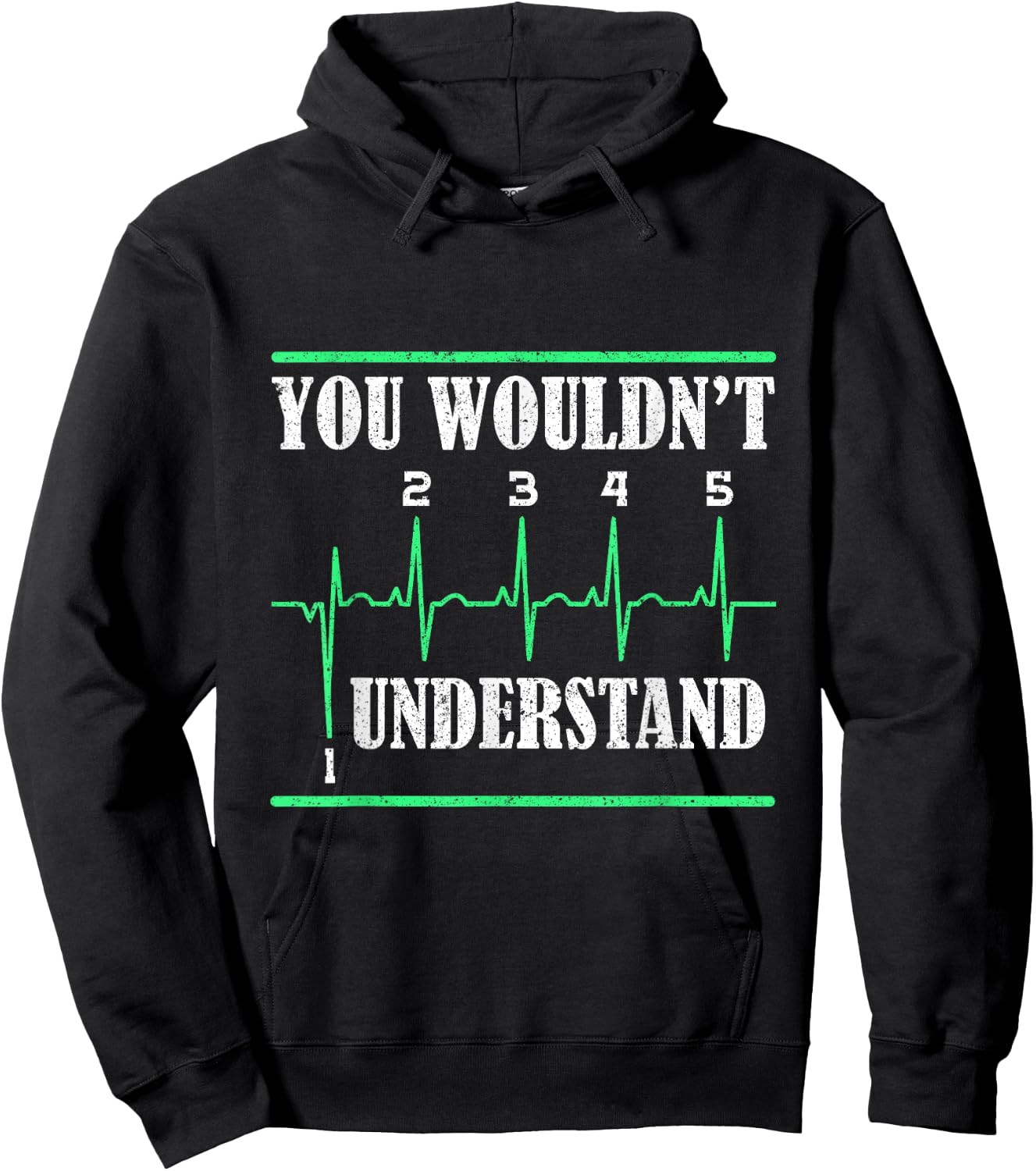 12345 You Wouldn'T Understand Motorcyclist Hoodie - Hoodie | Black