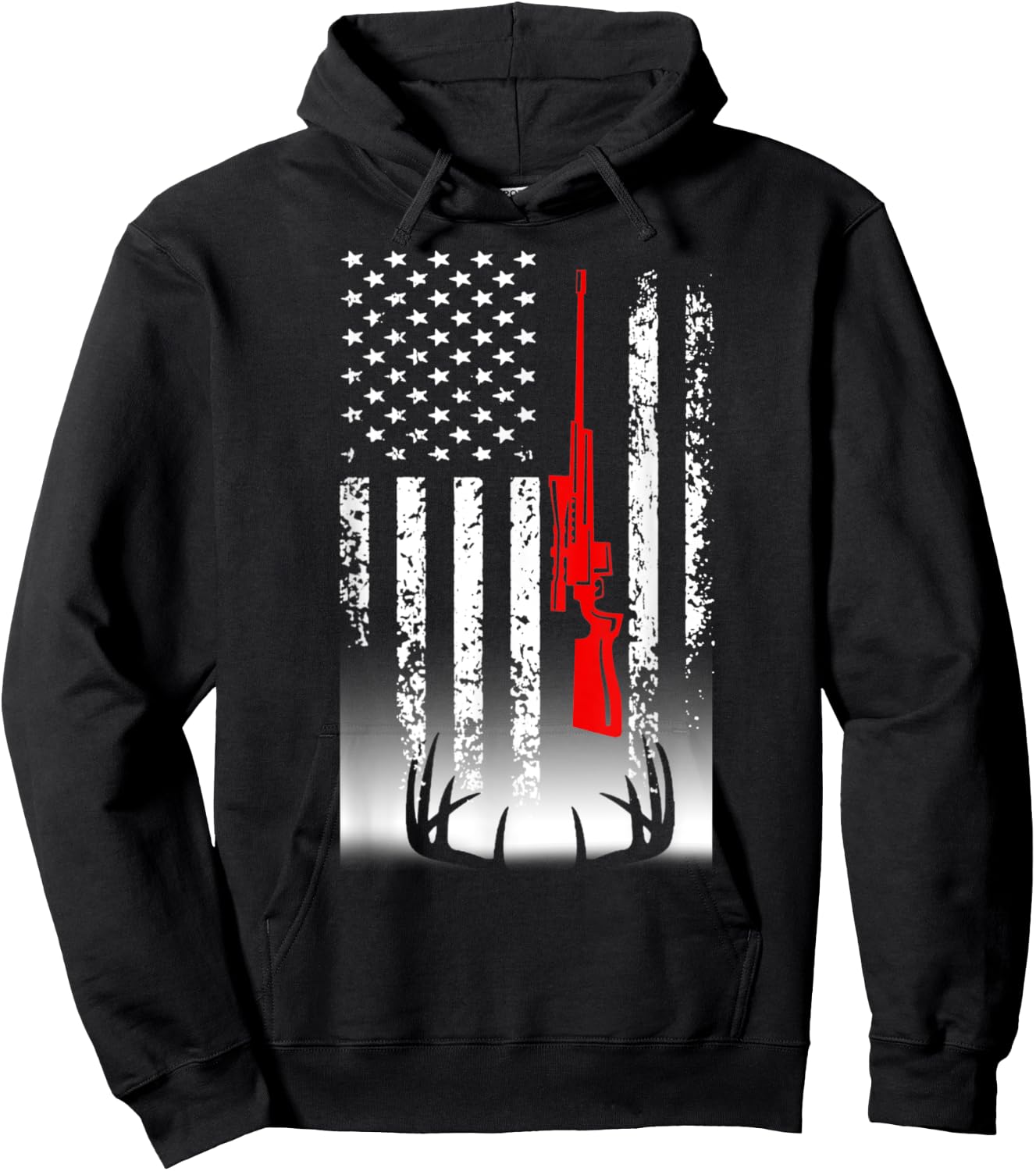 Deer Hunting & Fast Food Hoodie - Hoodie | Black