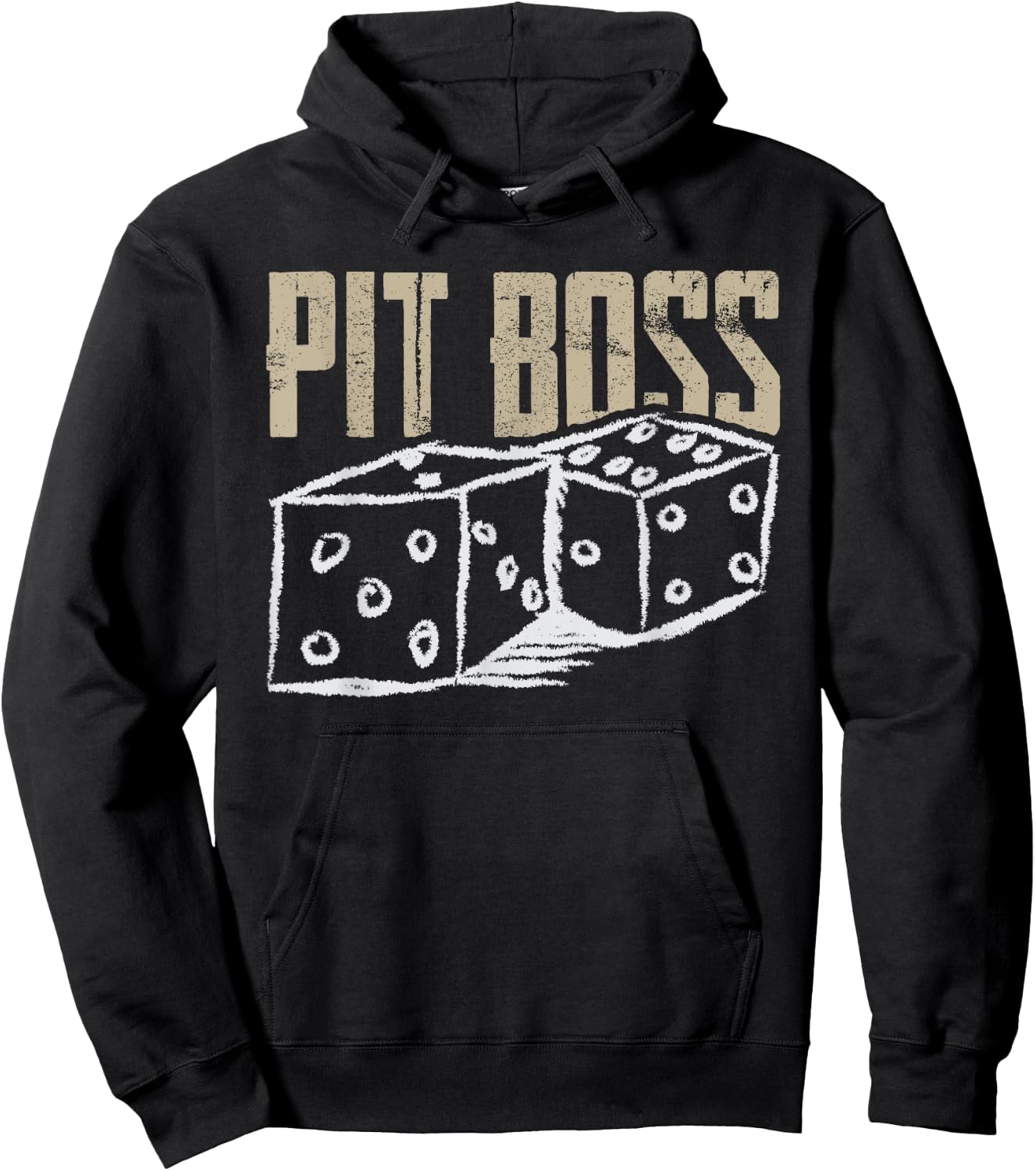 Pit Boss Casino Gambling BlackJack : Card Shark Poker Hoodie - Hoodie | Black