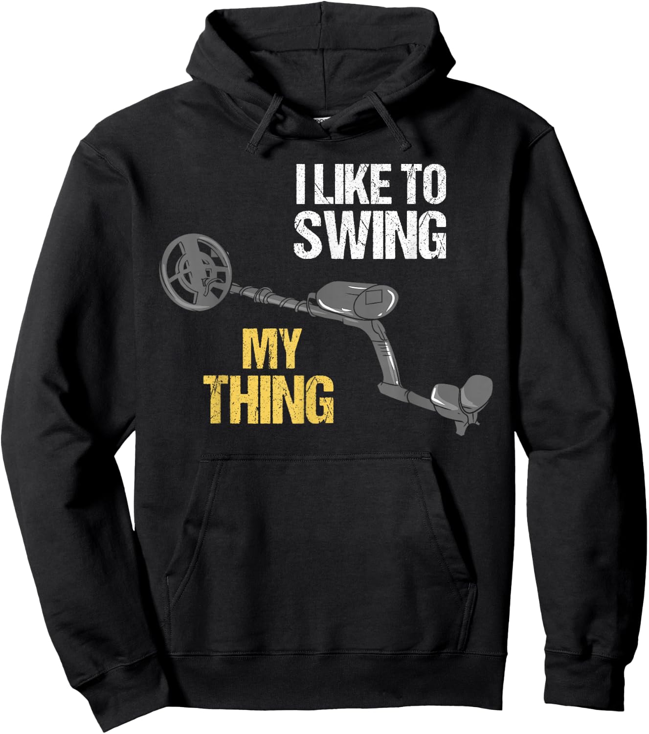 Metal Detecting Metal Detector Dirt Fishing Hoodie - Hoodie | Black