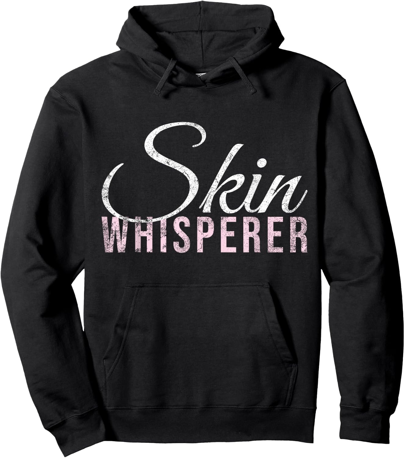 Vintage Skin Whisperer Skincare Lover Skin Esthetician Hoodie - Hoodie | Black