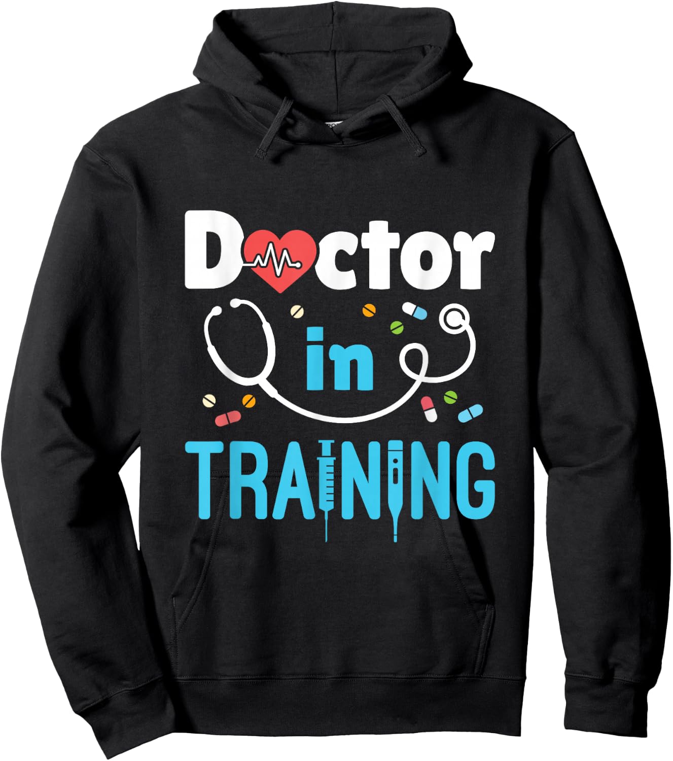 Future Doctor Medical School Medicine Doctor In Training Hoodie - Hoodie | Black