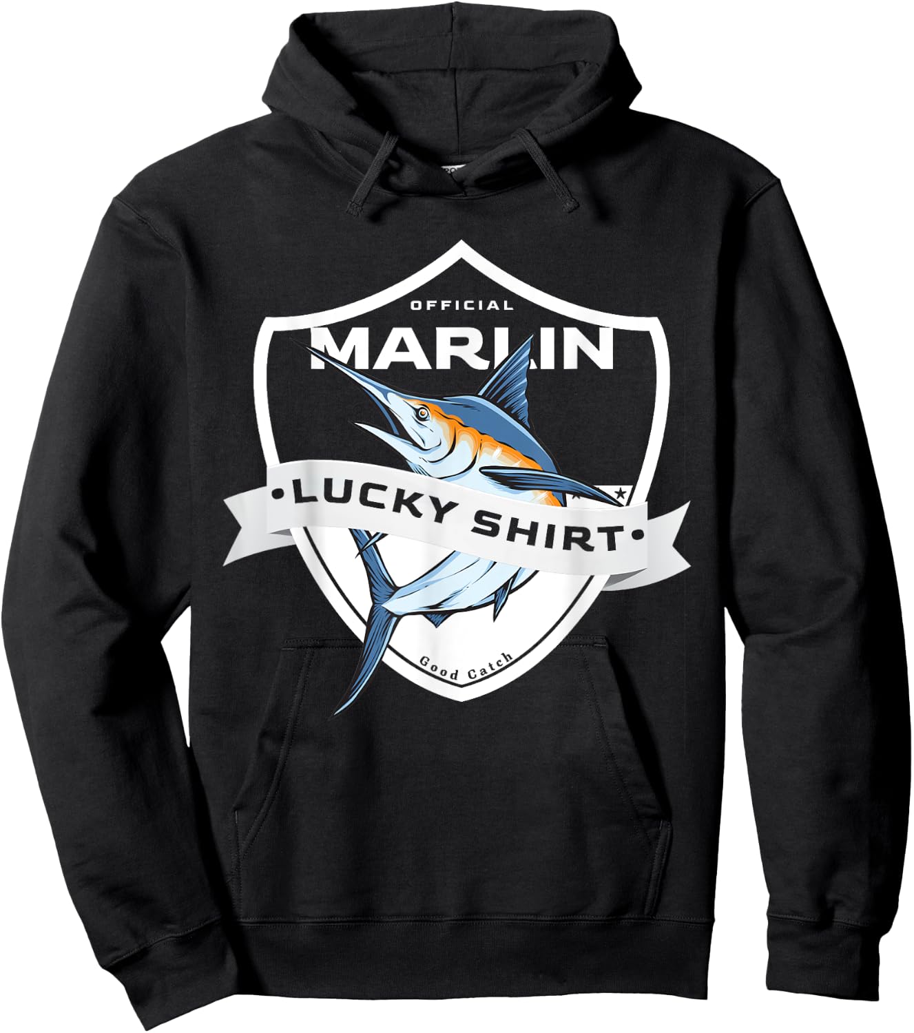 Makaira Lucky Shirt Funny Accessories to Marlin Fishing Hoodie - Hoodie | Black