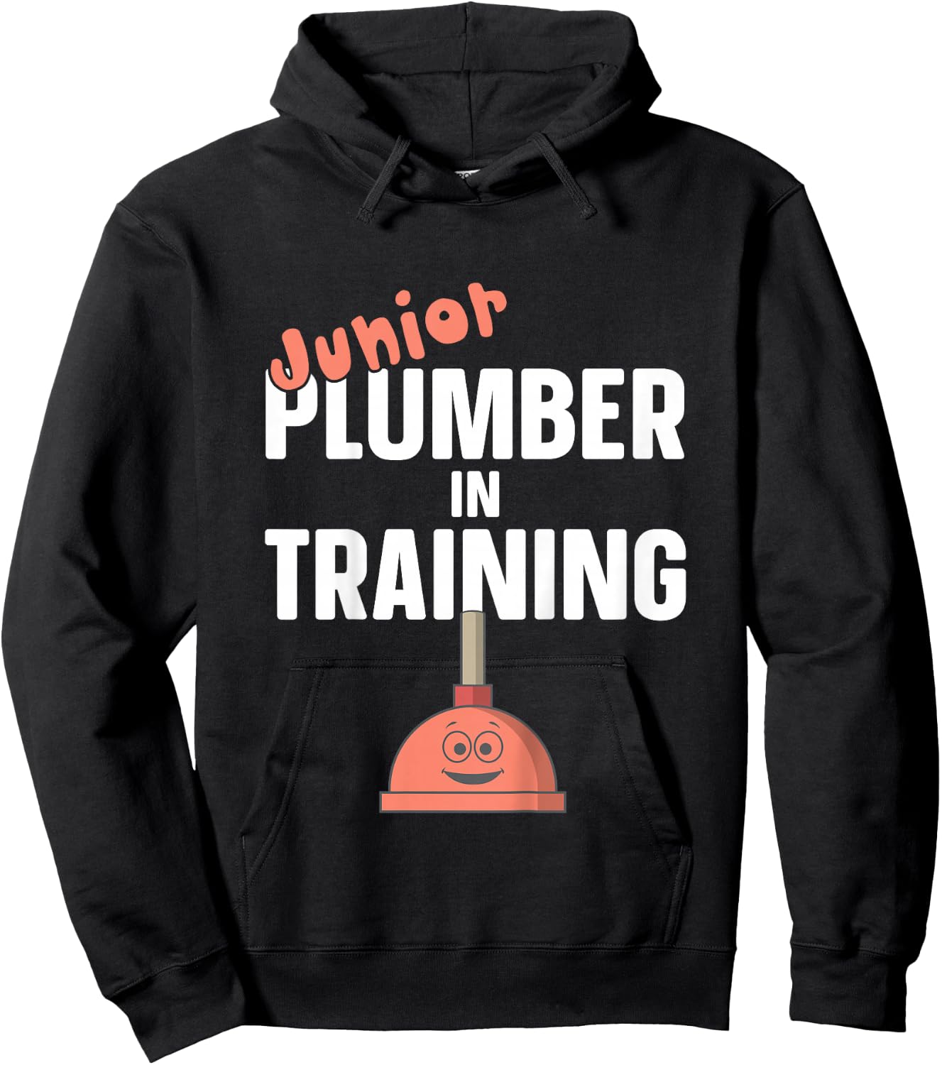 Junior Plumber in Training Plumbing Son Daughter Boy Girl Hoodie - Hoodie | Black