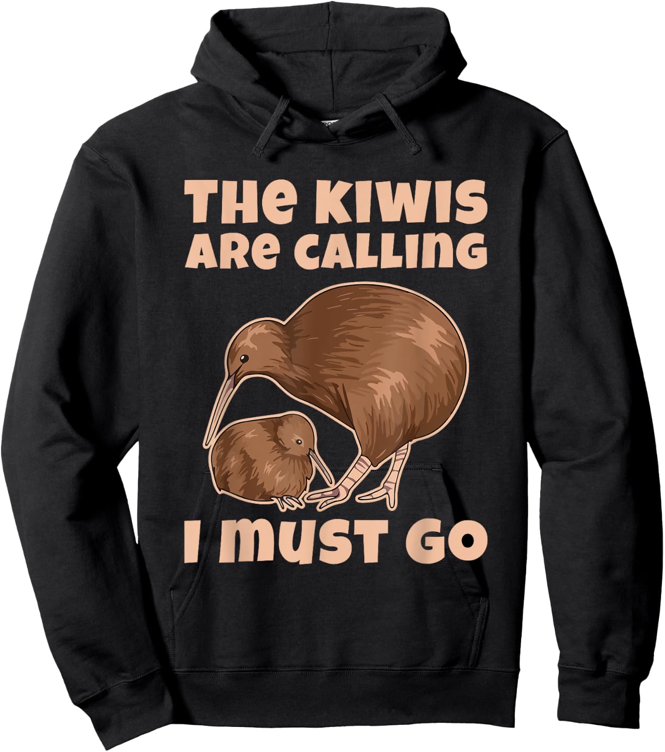 The kiwis are calling - I must go Quote for a Kiwi Lover Hoodie - Hoodie | Black