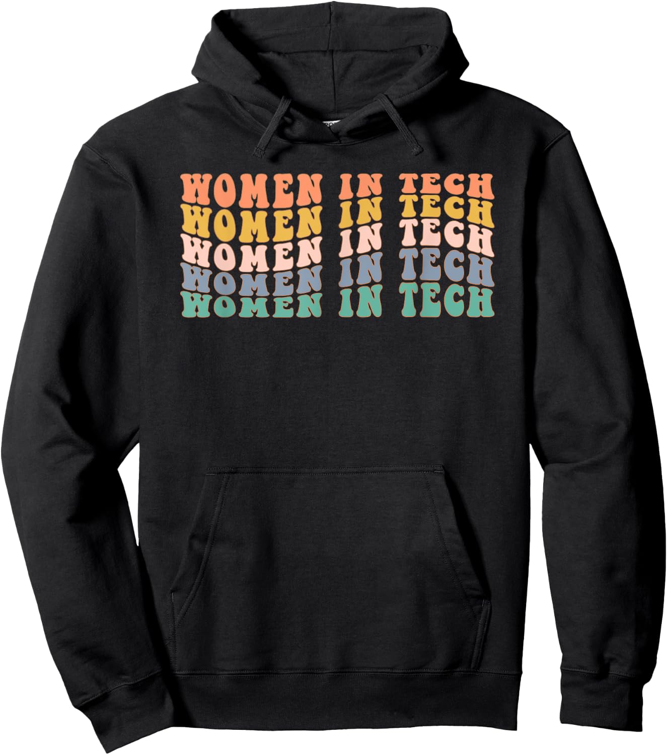 Women in Tech Stemnist Women in Technology Hoodie - Hoodie | Black