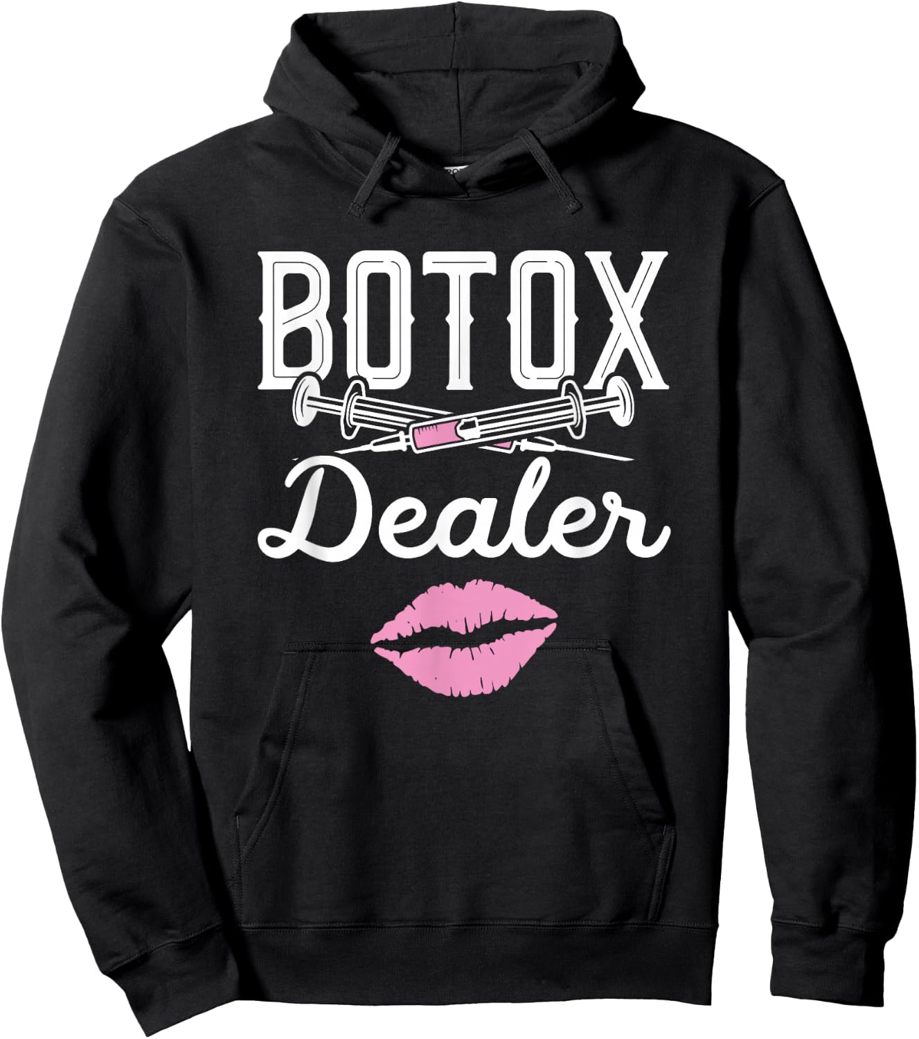 Plastic Surgery Cosmetic Nurse Lips Injector Botox Dealer Hoodie - Hoodie | Black