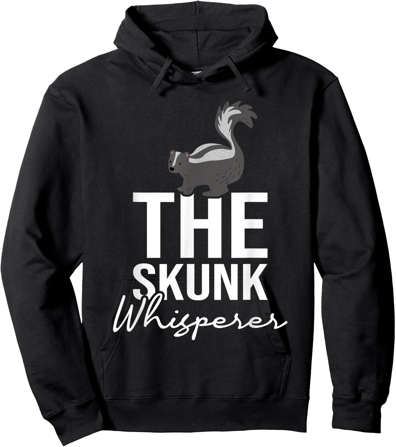 The Skunk Whisperer - Zookeeper Zoologist Animal Lover Hoodie - Hoodie | Black