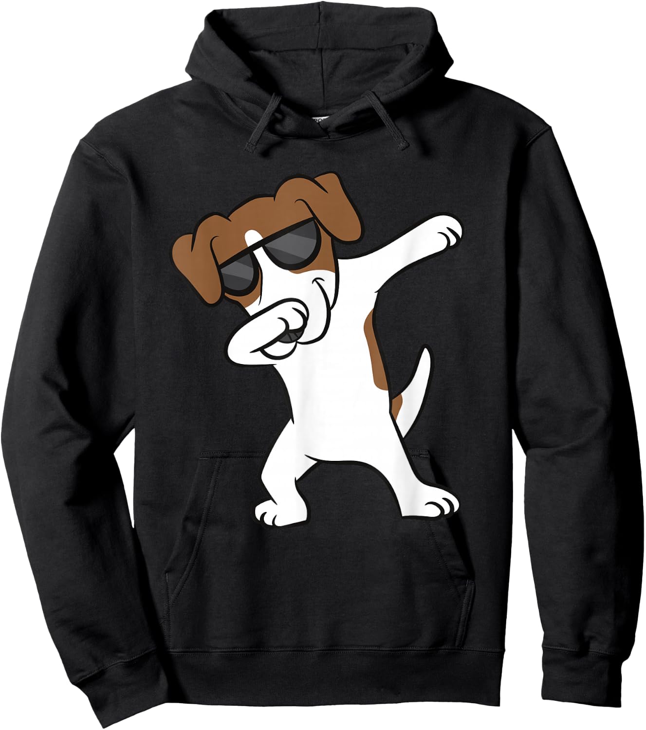 Jack Russell Dabbing Cute Jack Russell Love Jack Russells Hoodie - Hoodie | Black