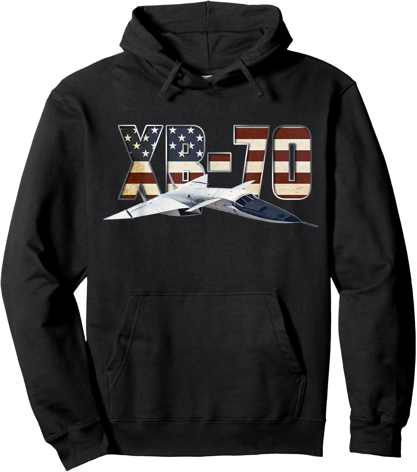 XB-70 Valkyrie US Bomber Jet Aircraft Plane Airplane Hoodie - Hoodie | Black