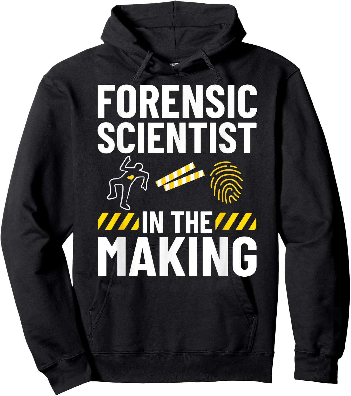 Forensic Science Technician Crime Scene Investigator Hoodie - Hoodie | Black