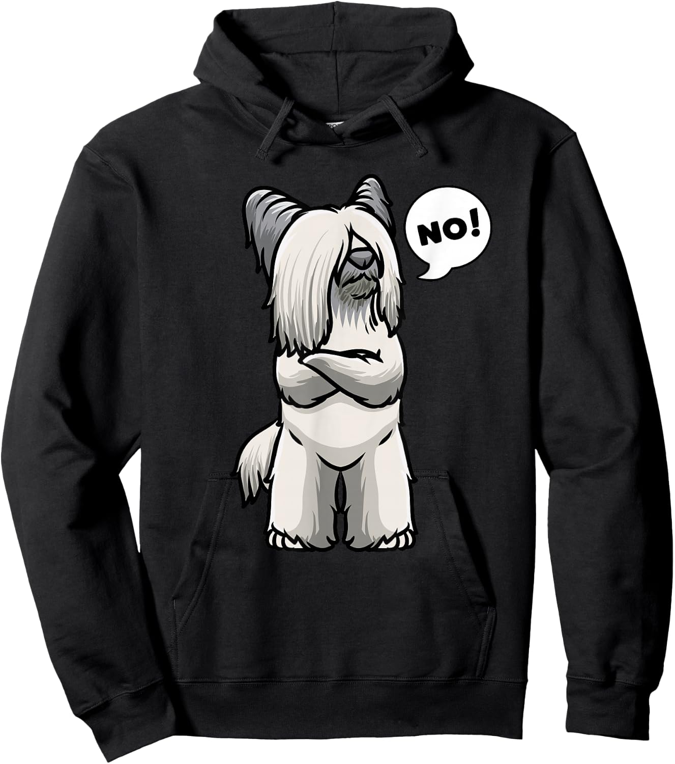 Skye Terrier Dog Hoodie - Hoodie | Black