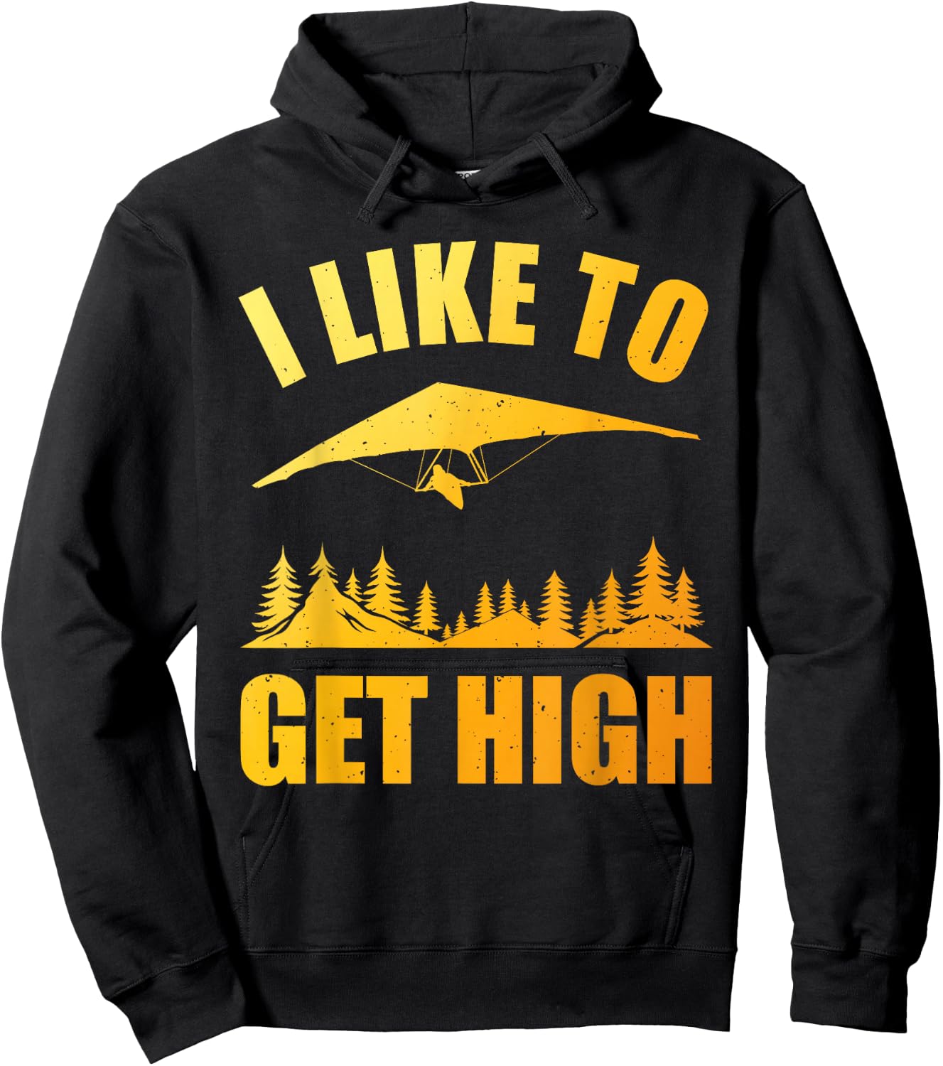Cool Hang Glider Art Women Hang Glide Hang Gliding Hoodie - Hoodie | Black