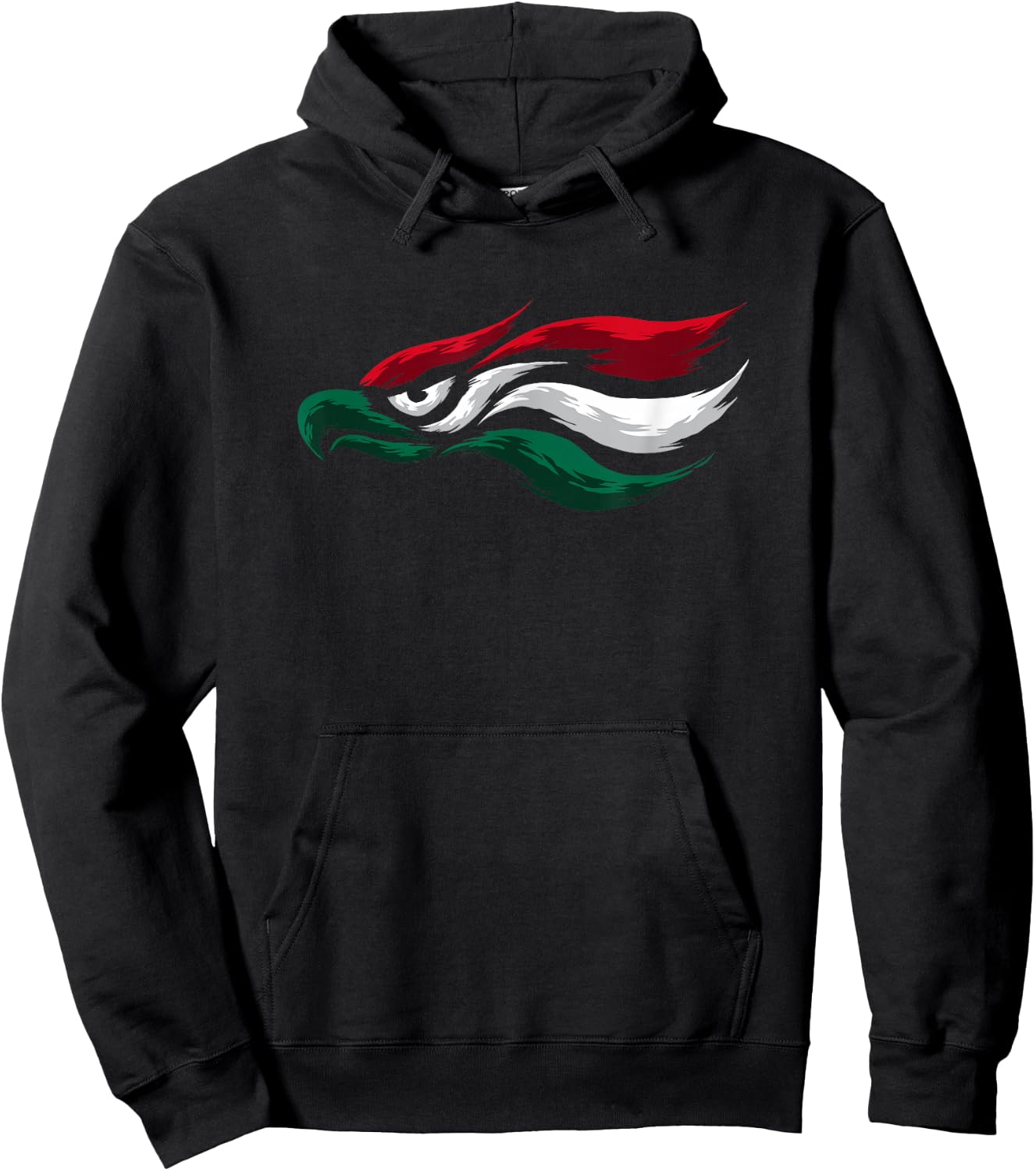 Mexican Eagle With Mexico Flag - Hecho En Mexico Hoodie - Hoodie | Black