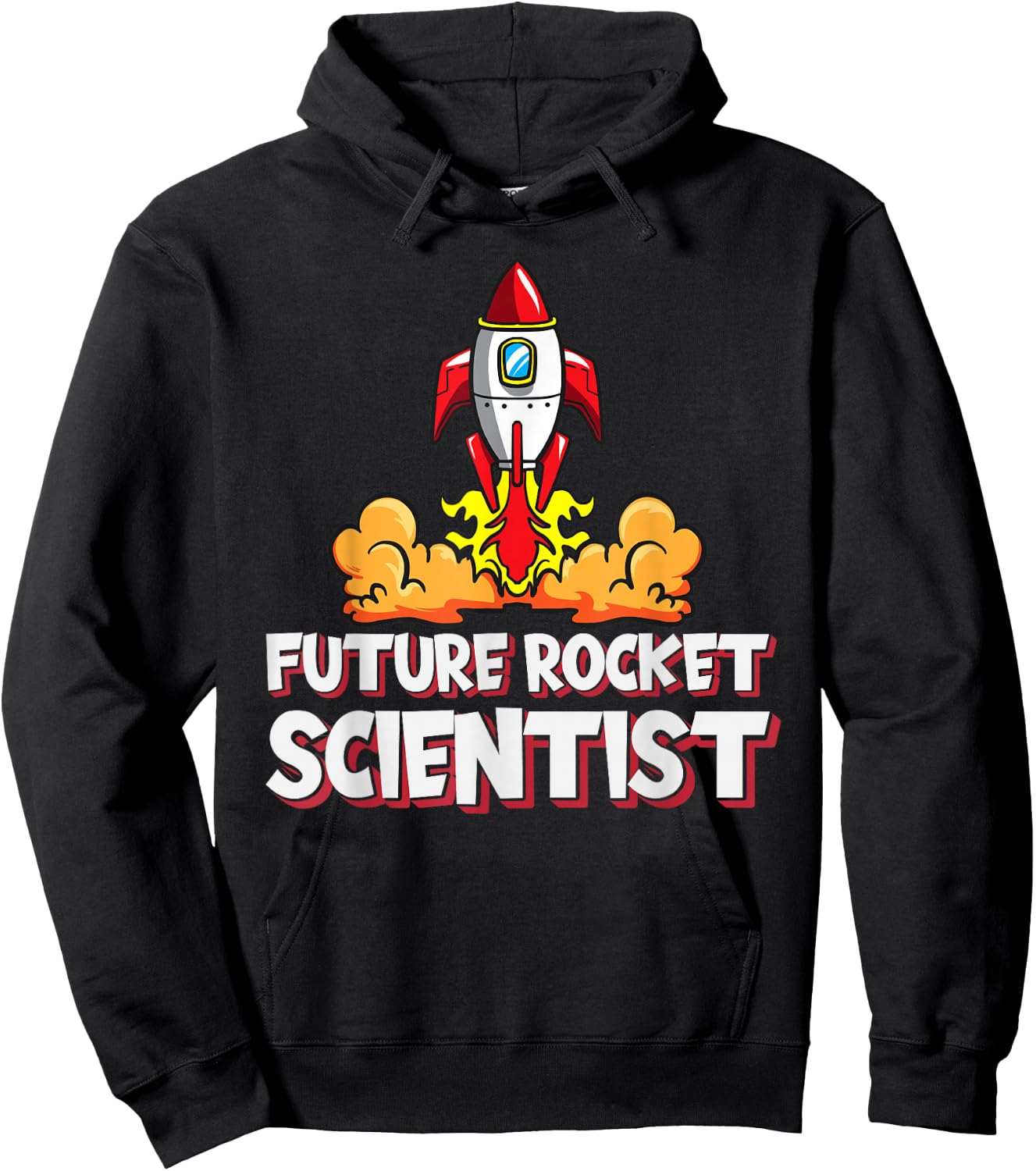 Future Rocket Scientist - Funny Rocket Science Hoodie - Hoodie | Black