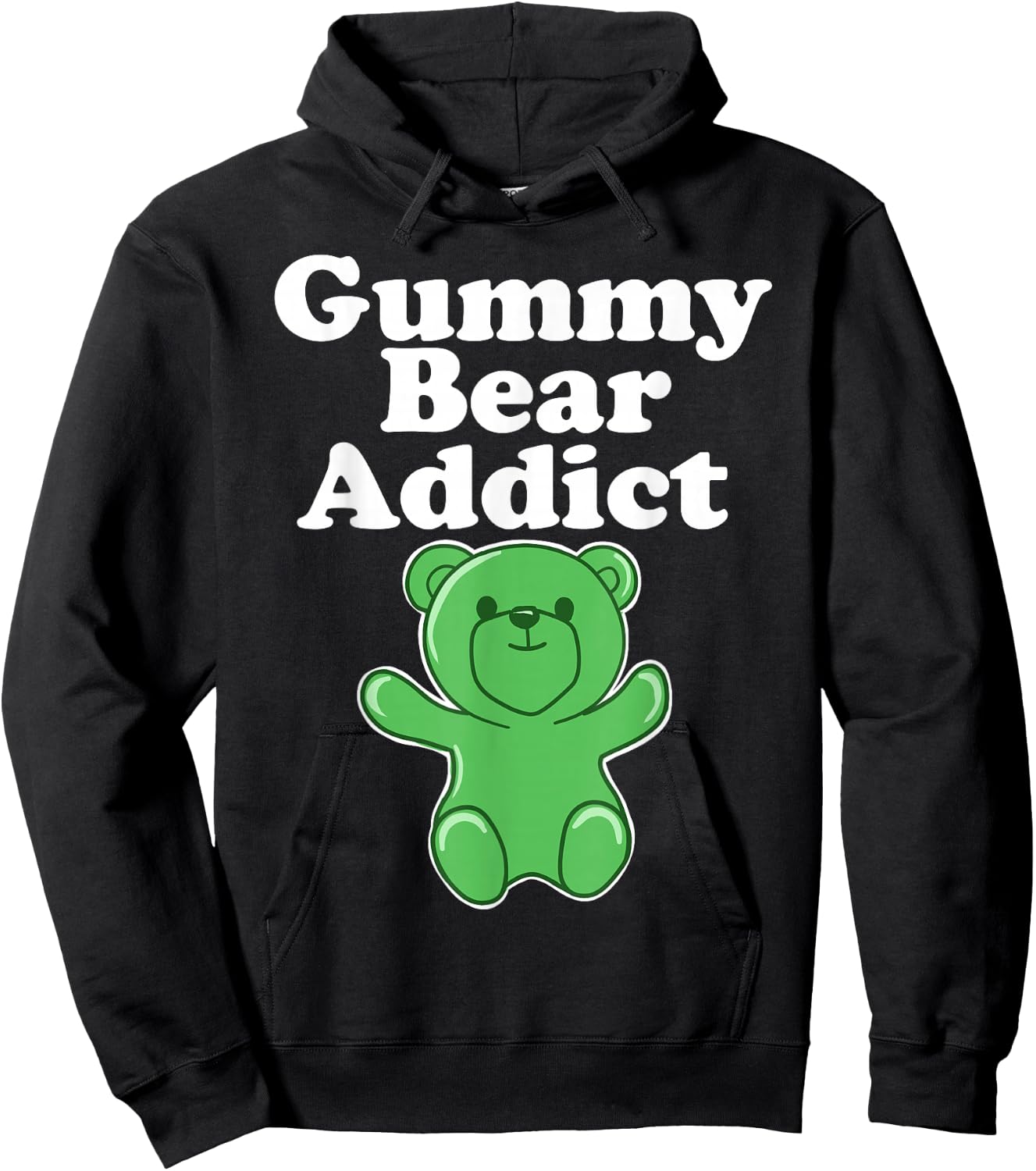 Gummy Bear Lover funny Gummy Bear Addict Hoodie - Hoodie | Black