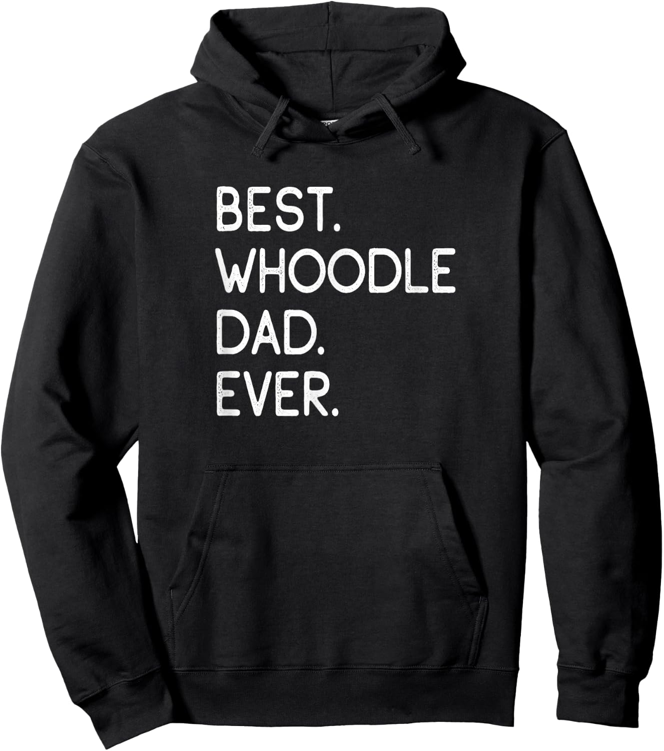 Whoodles Best Whoodle Dad Ever Hoodie - Hoodie | Black