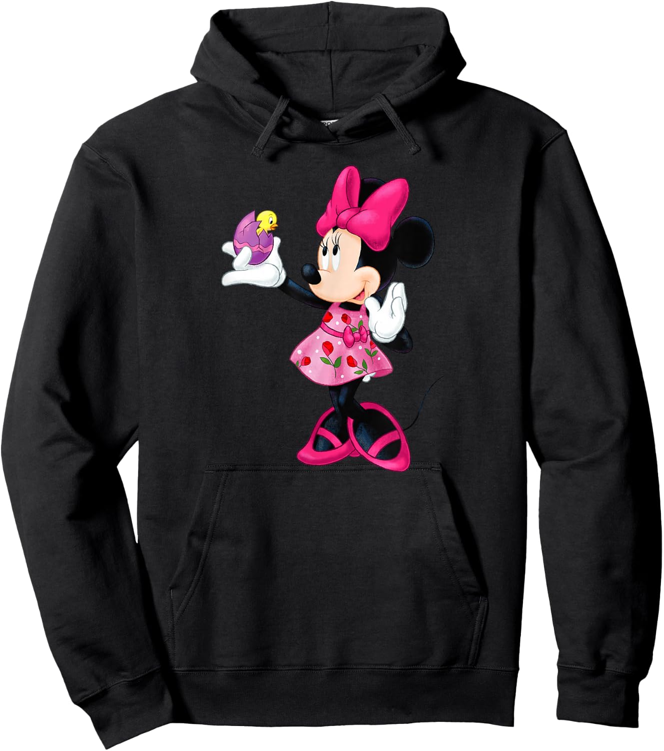 Minnie Mouse - Easter Egg Chick Hoodie - Hoodie | Black