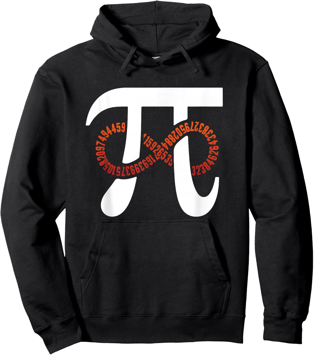 Funny Pi Number 3.141 Infinity Pi Day Funny Geek Math Lover Hoodie - Hoodie | Black
