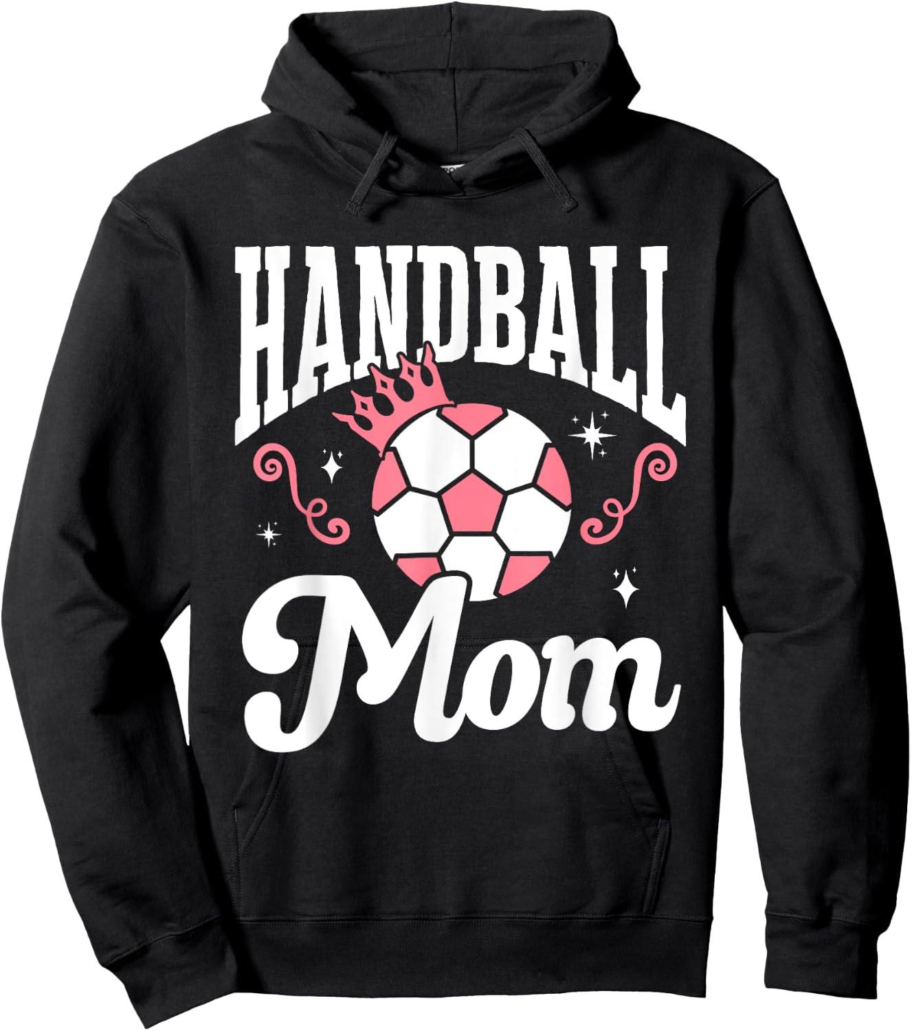 Funny Handball Lover Graphic Moms Handball Hoodie - Hoodie | Black