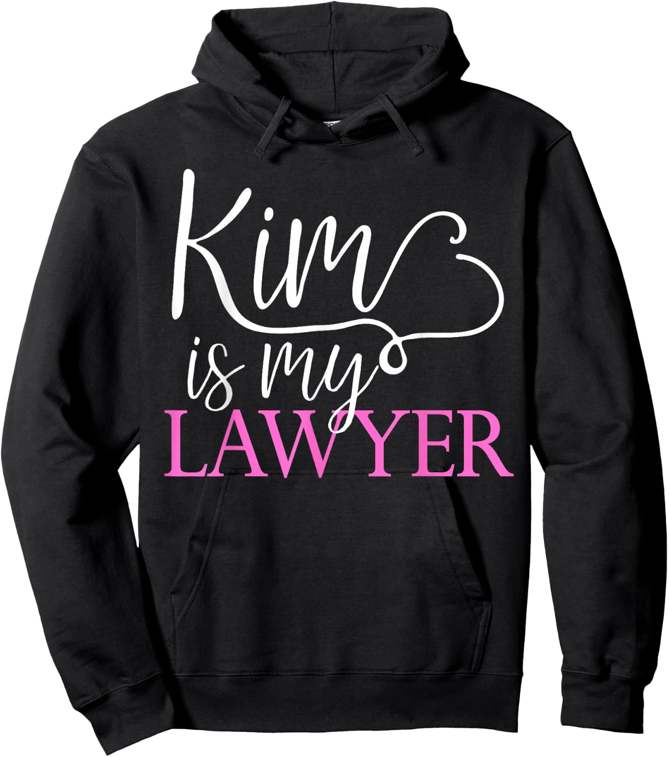 Kim is My Lawyer Reading the Law Criminal Justice Reform Hoodie - Hoodie | Black