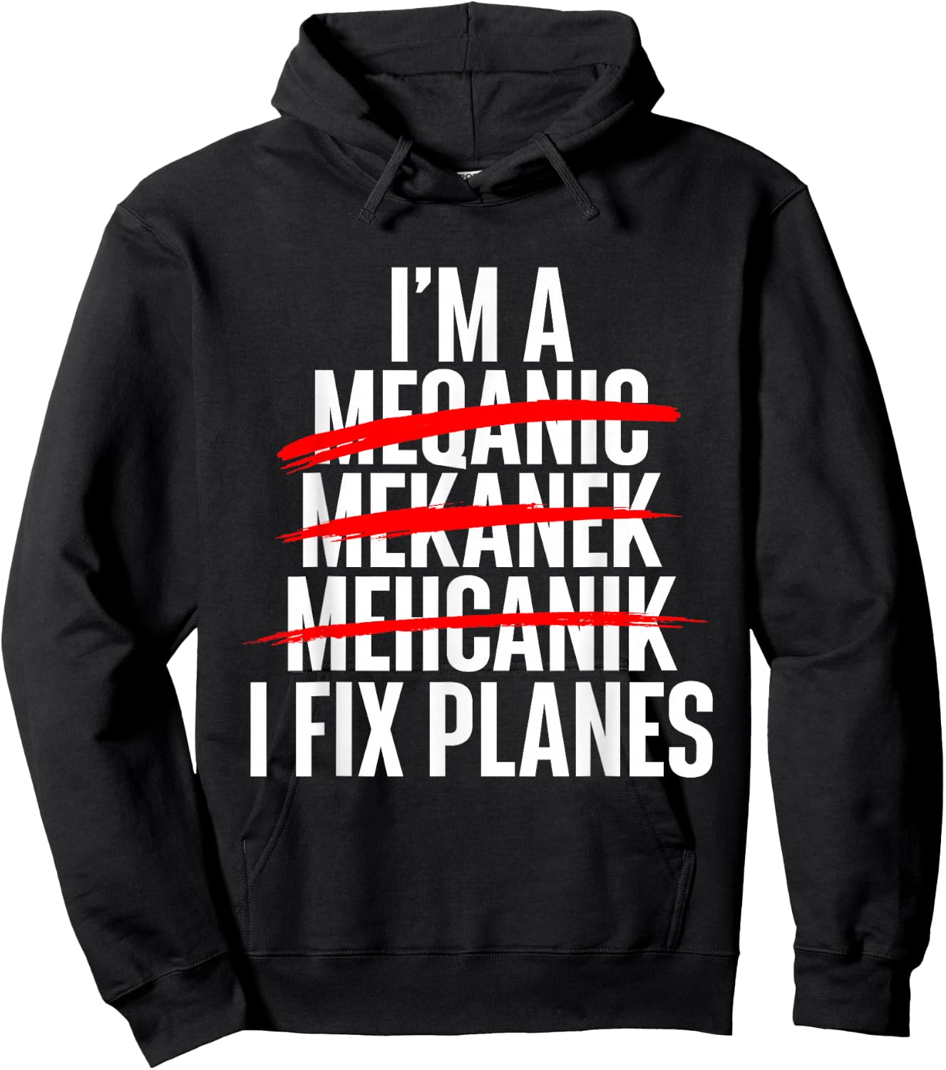 I Fix Planes - Aircraft Mechanic Plane Aviation Technician Hoodie - Hoodie | Black
