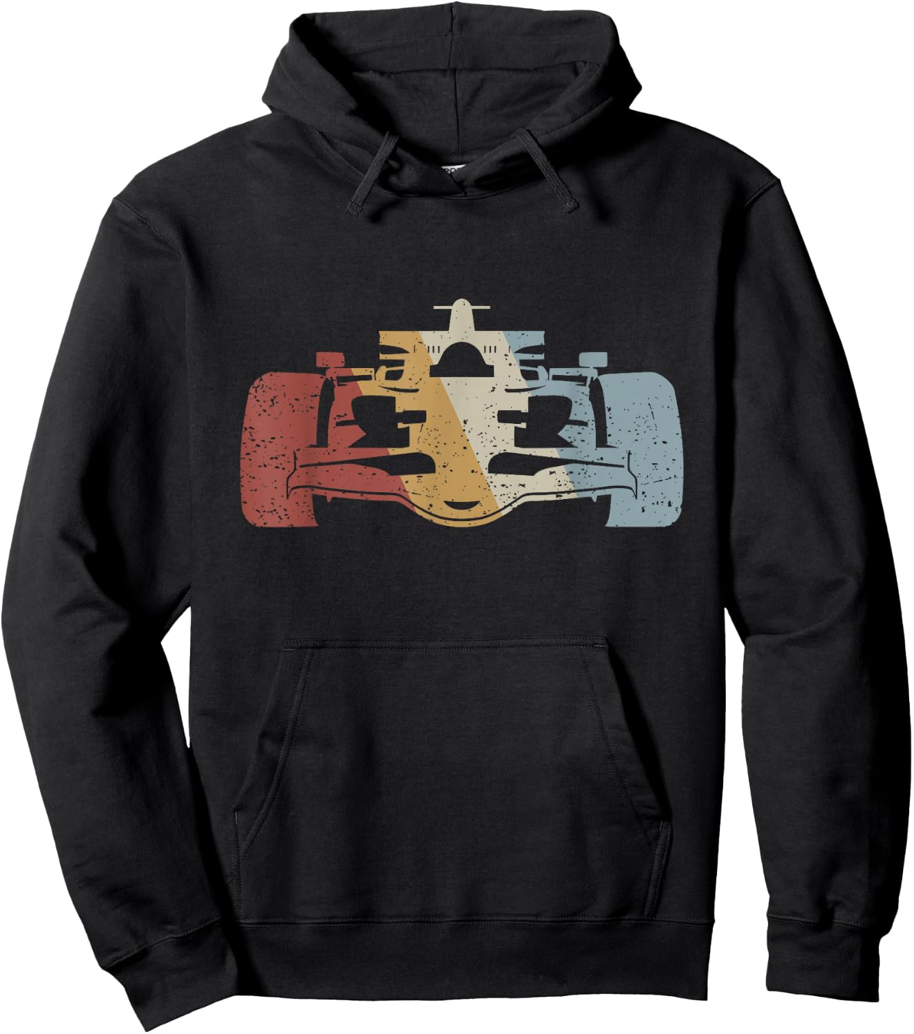 Racing Car Retro Style Vintage Hoodie - Hoodie | Black