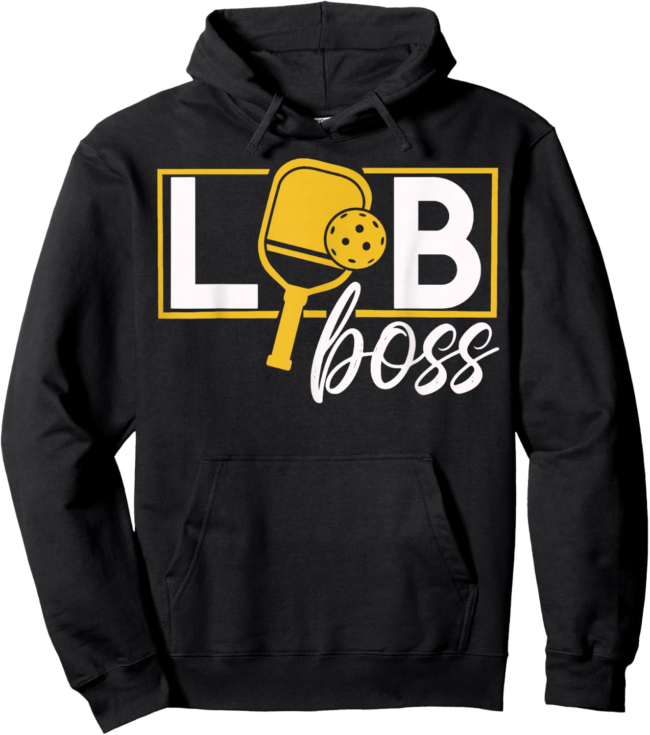 Lob Boss Pickeball Hoodie - Hoodie | Black