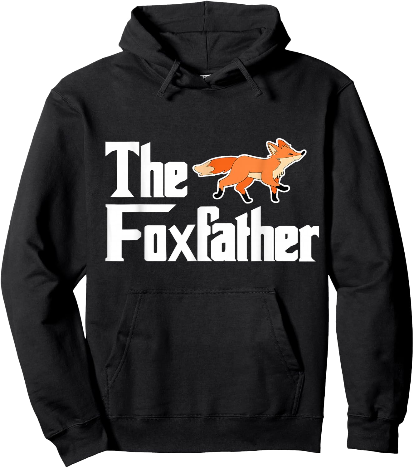 Fox Red Foxes Girls' Smart Vintage Wildlife Hoodie - Hoodie | Black