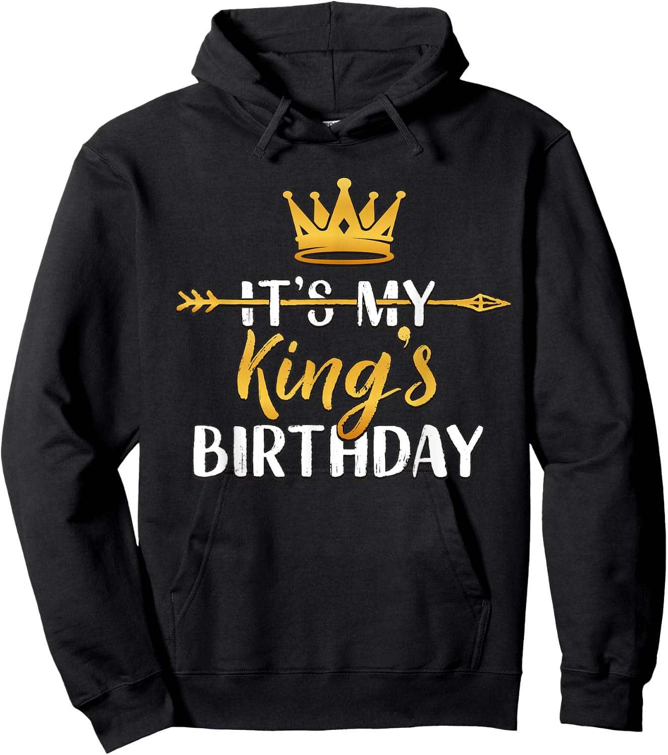 It's My King's Birthday Party Idea Hoodie - Hoodie | Black