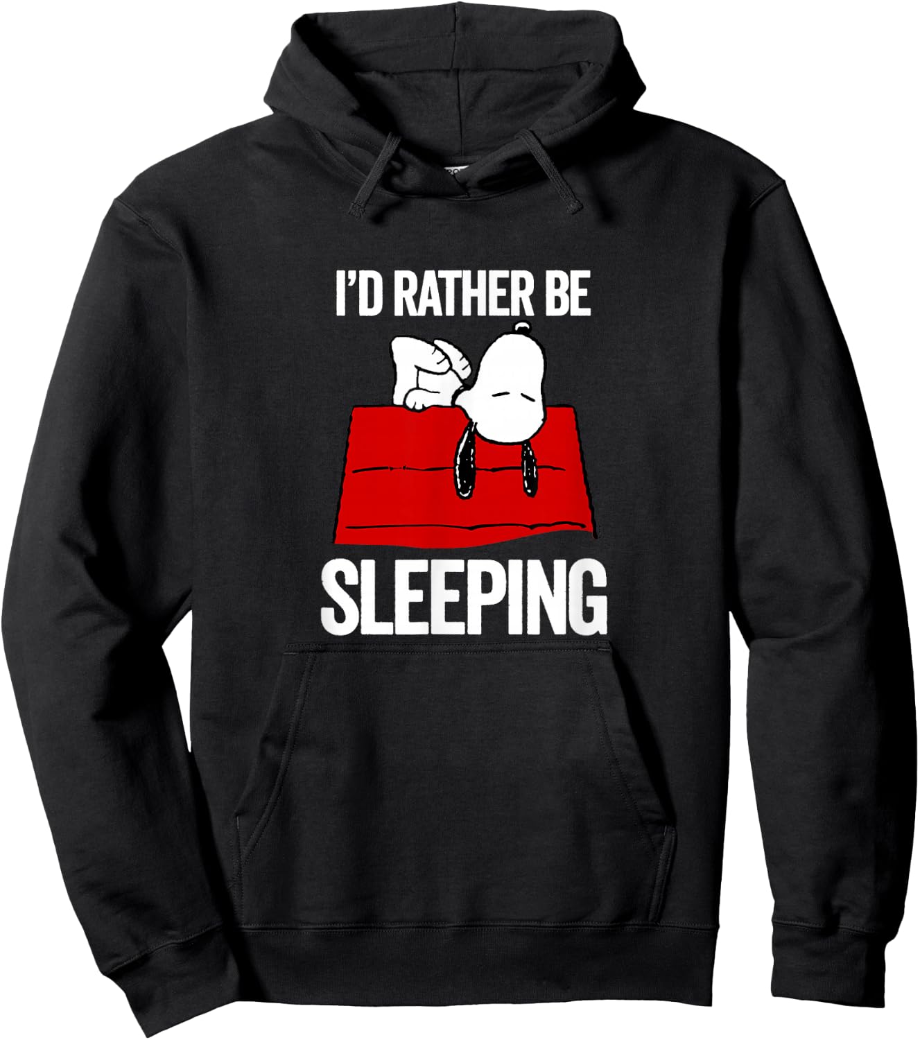 Peanuts - Snoopy Still Sleeping Hoodie - Hoodie | Black