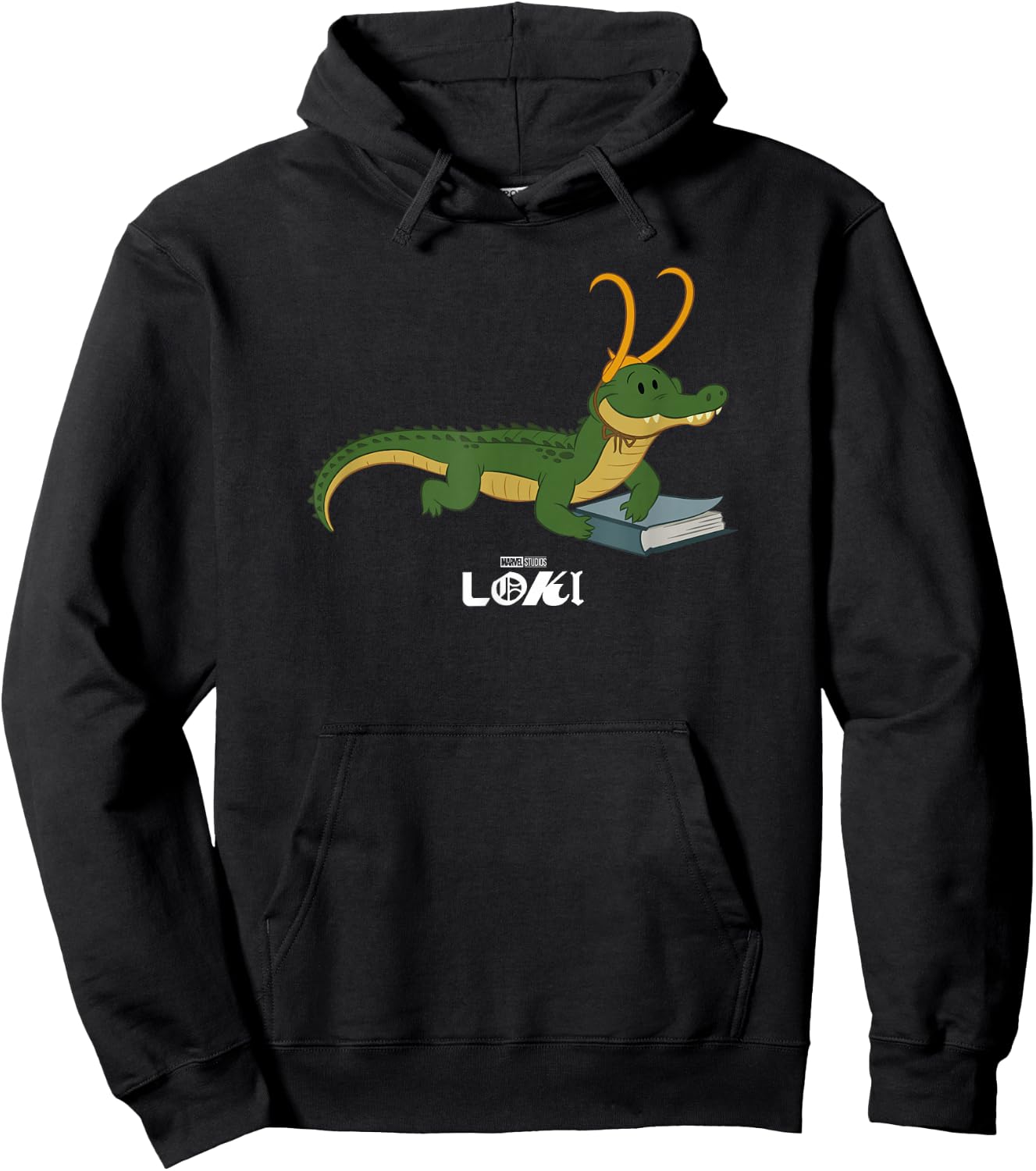 Marvel Loki Alligator Loki Variant Book Reader Hoodie - Hoodie | Black
