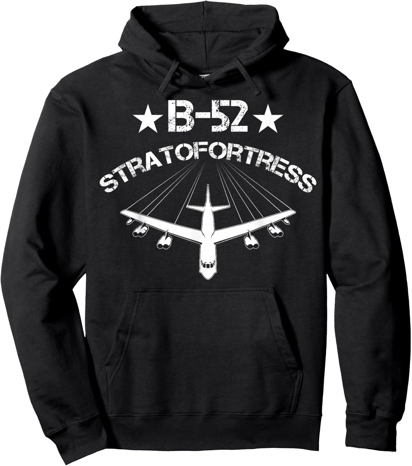 Cool B-52 Stratofortress | Funny US Bomber Air Force Gift Hoodie - Hoodie | Black