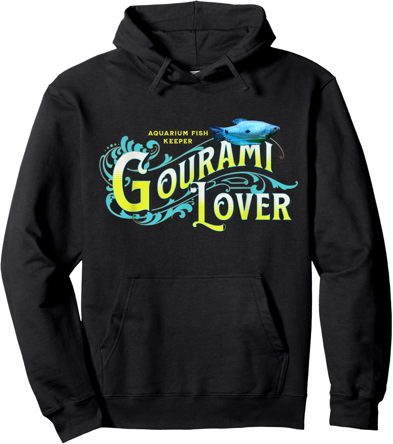 Gourami Fish Lover Aquarium FishTank Gouramis Keepers Hoodie - Hoodie | Black