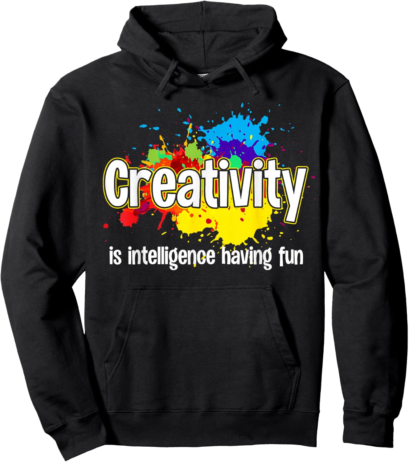 Cute Creativity Art Women Creative Drawing Teacher Hoodie - Hoodie | Black