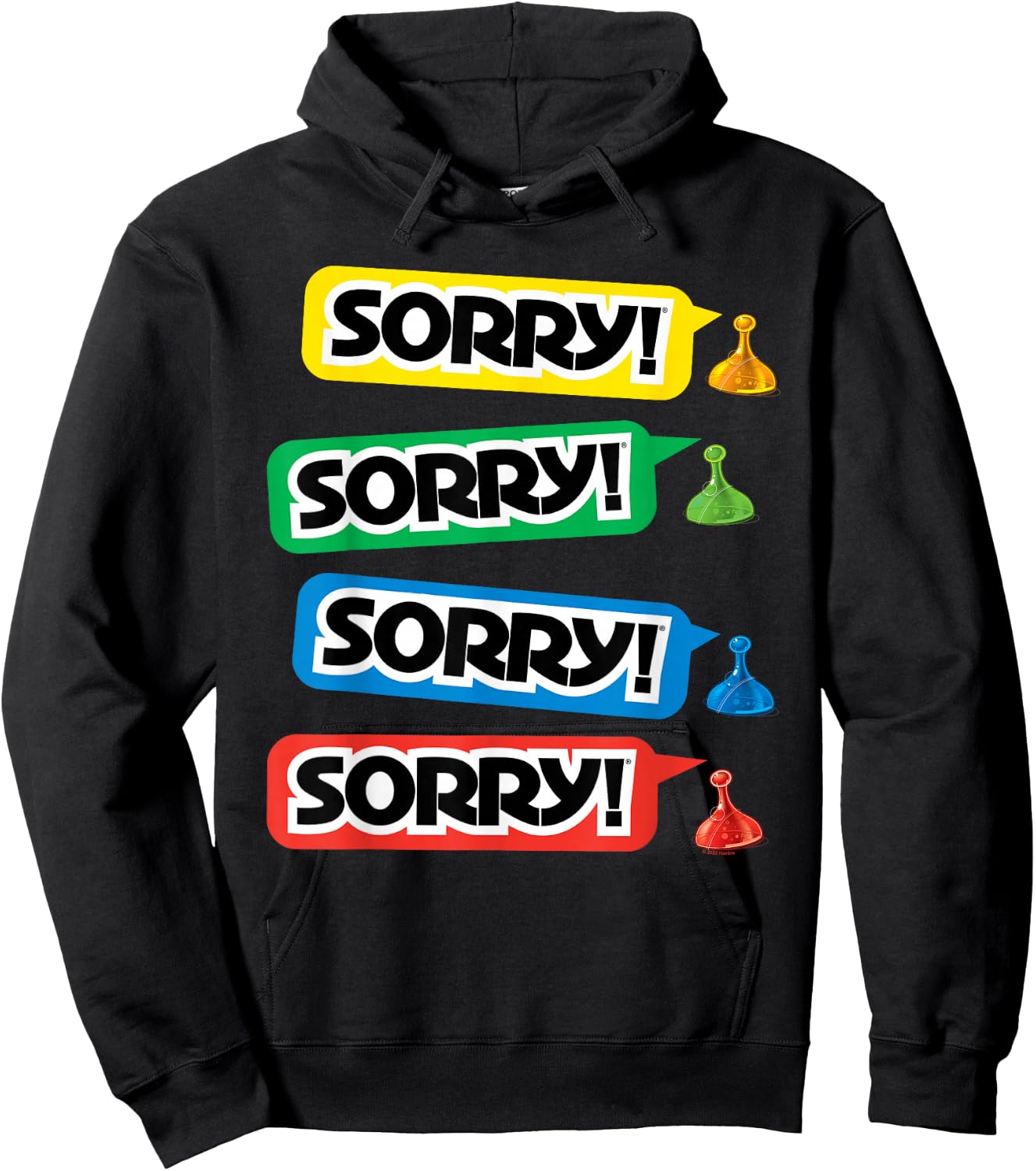 Sorry Sorry! Sorry! Sorry! Hoodie - Hoodie | Black