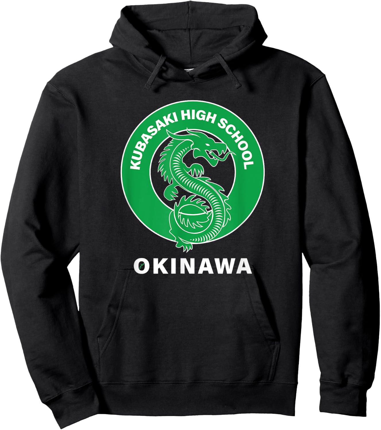 Kubasaki High Dragons Kubasaki Okinawa Island Okinawa Japan Hoodie - Hoodie | Black