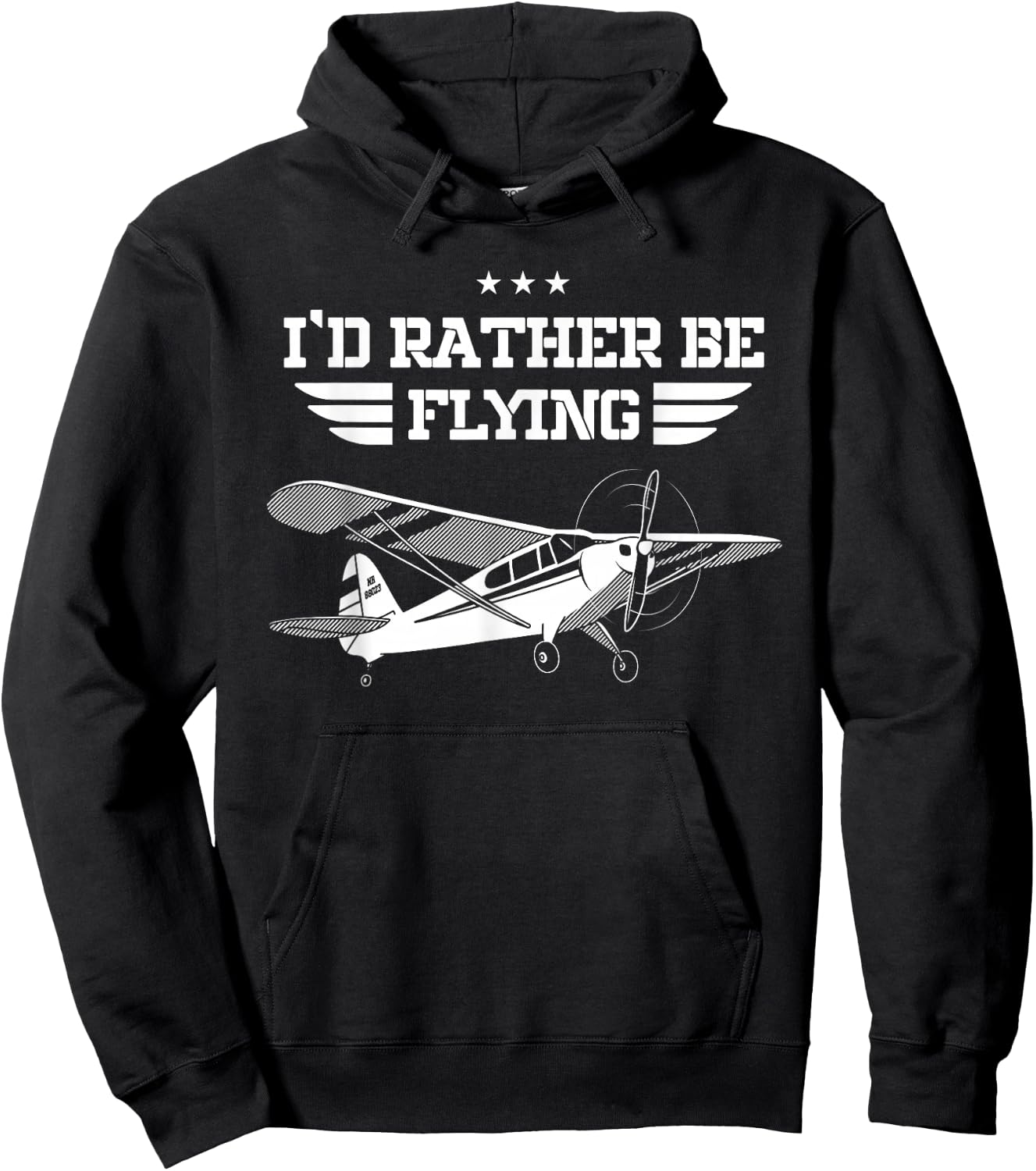 I'd Rather Be Flying RC Model Pilot Aviation Gifts RC Tarpaulin Hoodie - Hoodie | Black