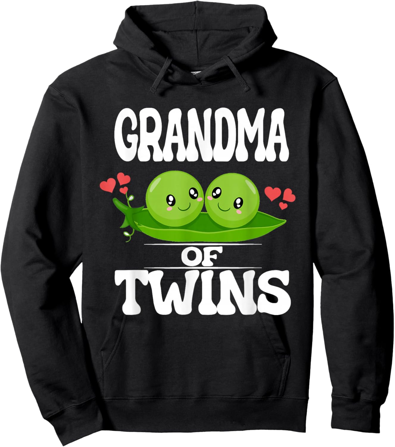 Grandma Of Twins Black Women's Classic Fit Hoodie - Hoodie | Black