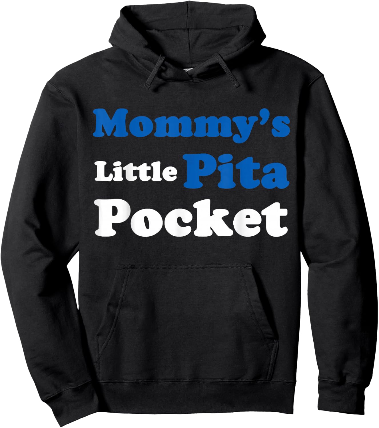 Mommy's Little Pita Pocket Greece Hoodie - Hoodie | Black
