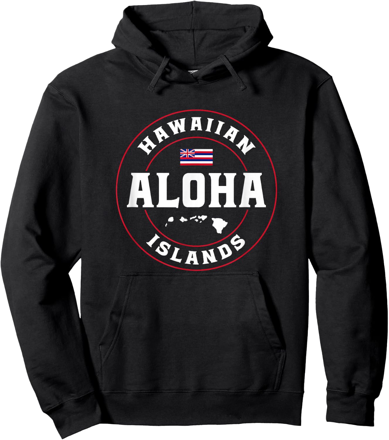 Aloha Hawaii from the island - Hawaii Flag Aloha Hawaiian Hoodie - Hoodie | Black