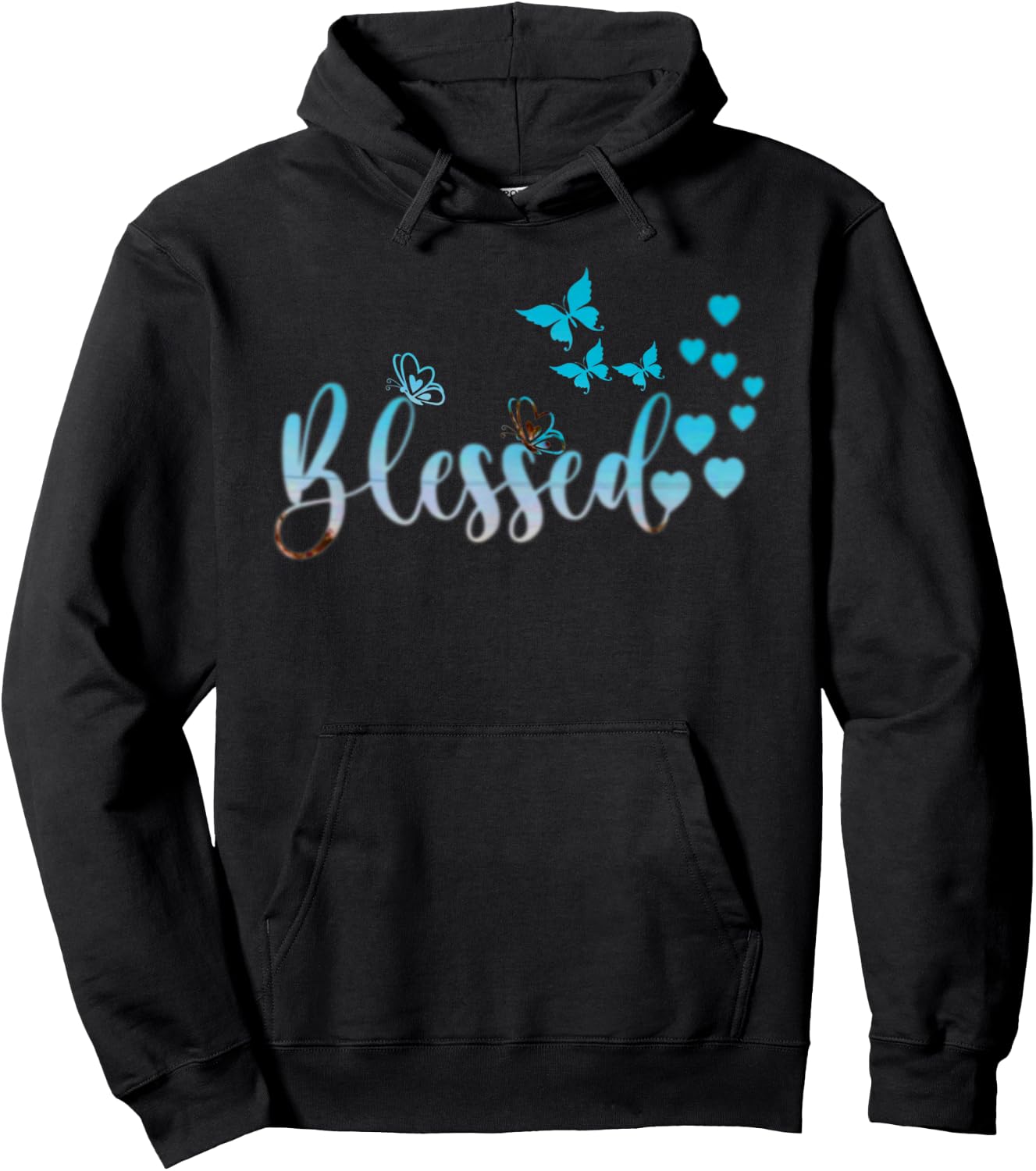 Blessed Beyond Measure Christian Faith Hoodie - Hoodie | Black
