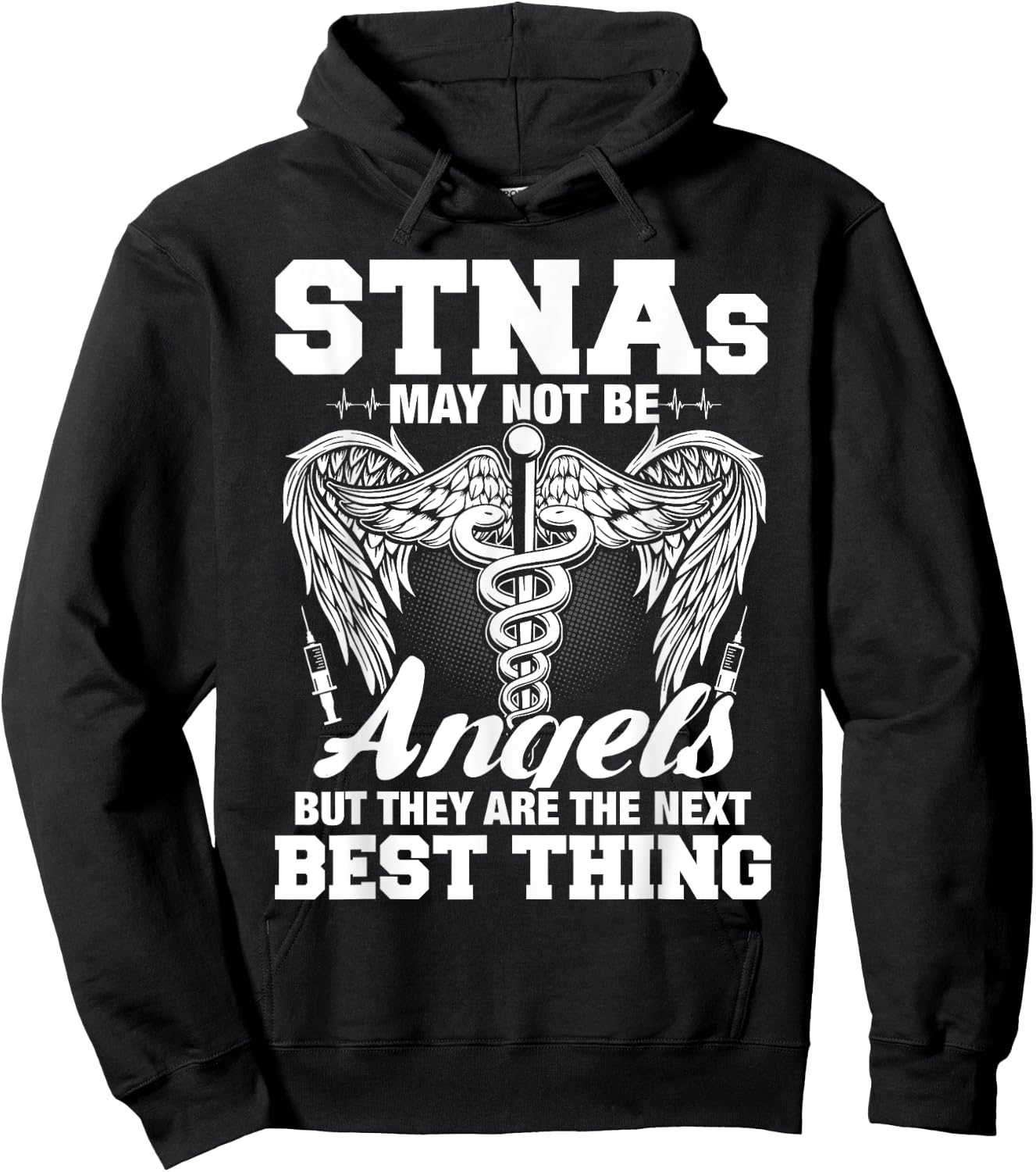STNA Nurse Nursing School Nurses Week Hoodie - Hoodie | Black