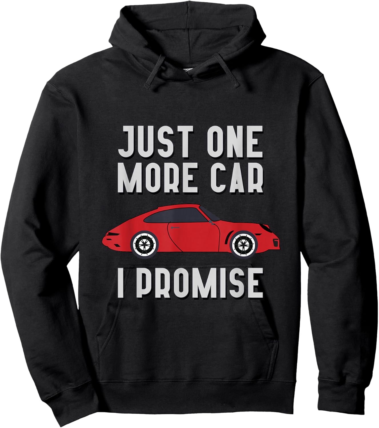 One More Car Part I Promise for Car Enthusiast Small Hoodie - Hoodie | Black