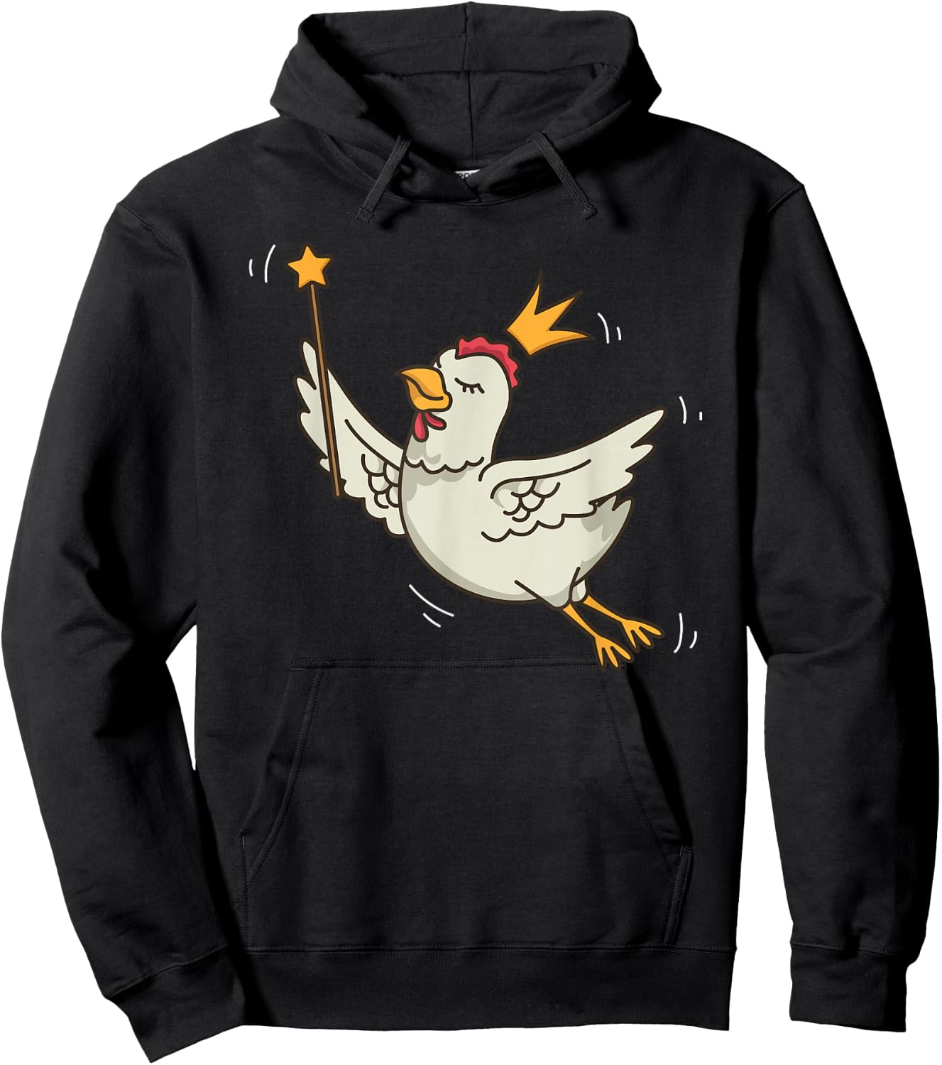 Fairy Chicken Farmer Mystical Farm Chicken Fairy Lover Hoodie - Hoodie | Black